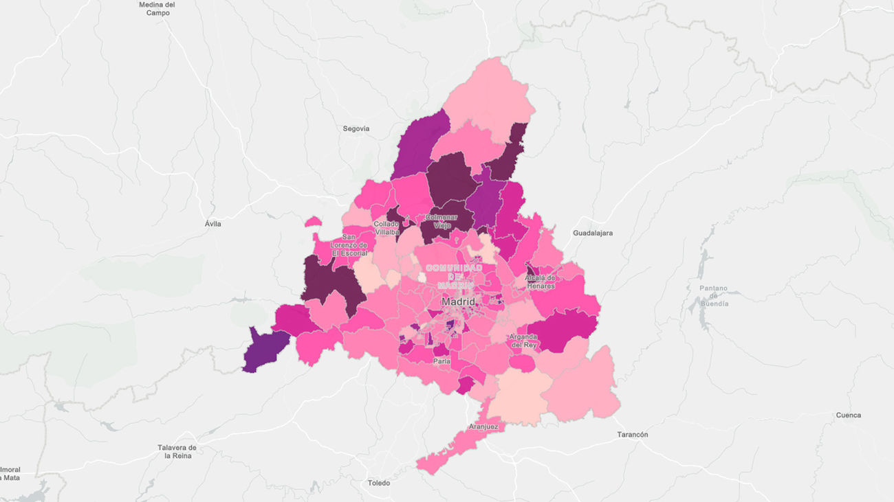 Covid a la baja en Madrid, desciende la incidencia y los hospitalizados