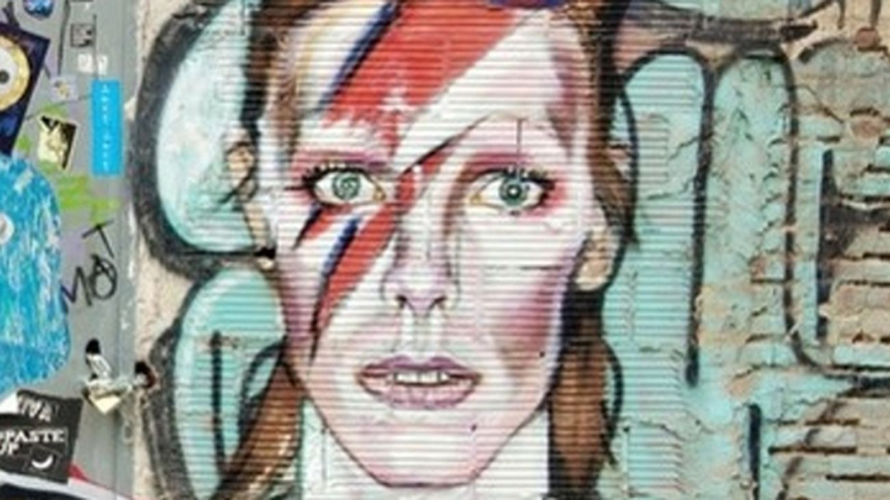 Grafiti de David Bowie en Valencia