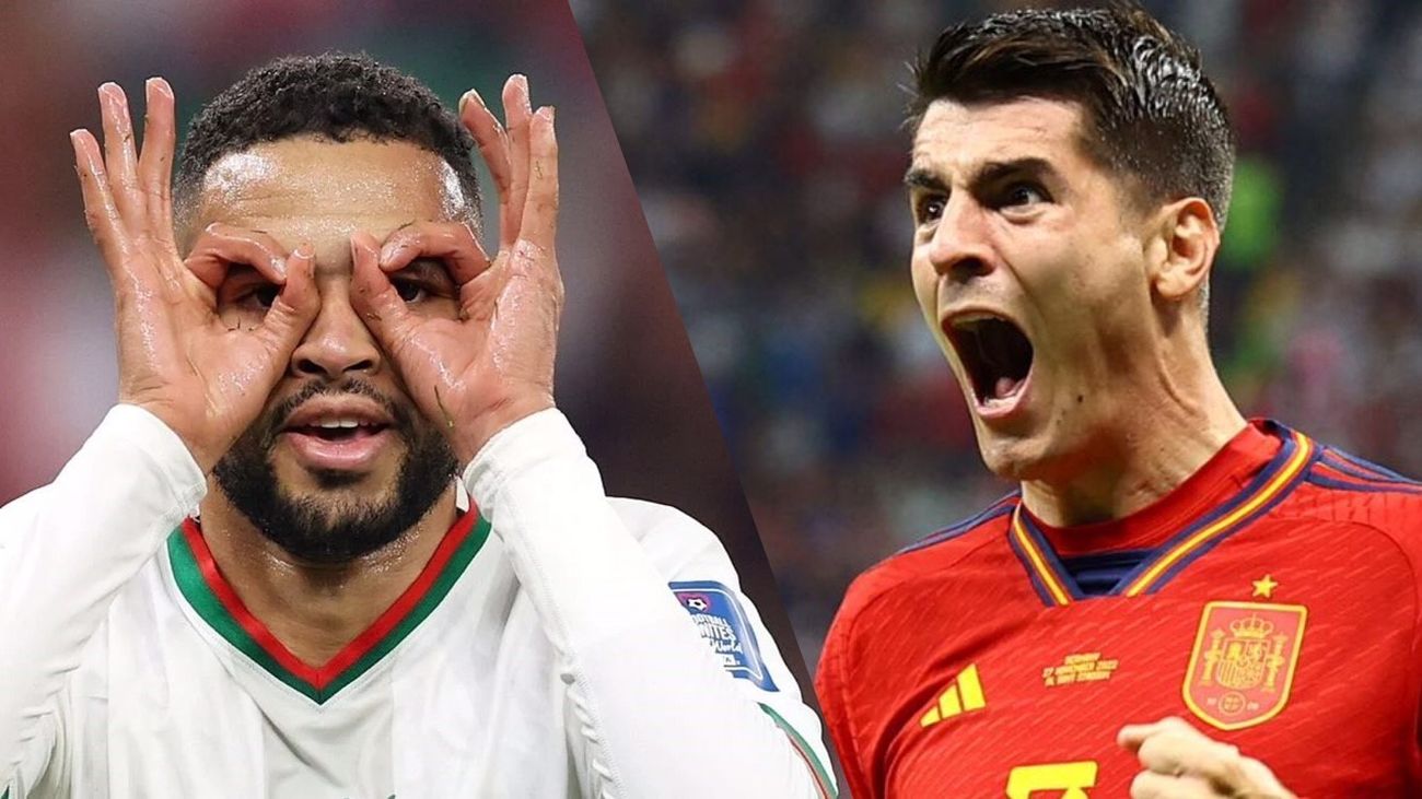 España busca los cuartos ante Marruecos, la sensación del Mundial 2022