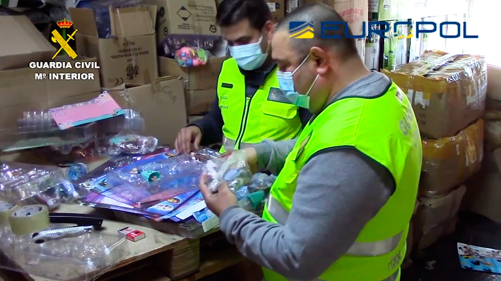 Macrooperación contra el tráfico de juguetes por Navidad: Incautan más de 170.000 artículos falsos en