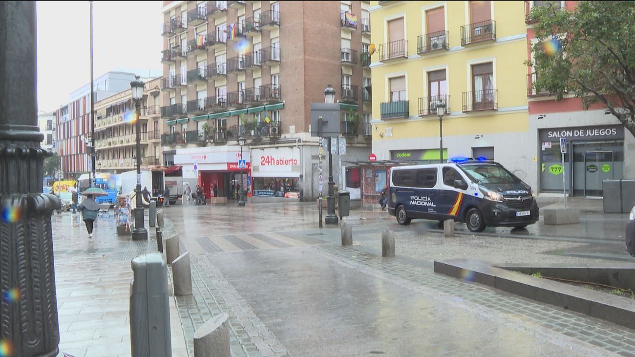 Furgón de la Policía Nacional