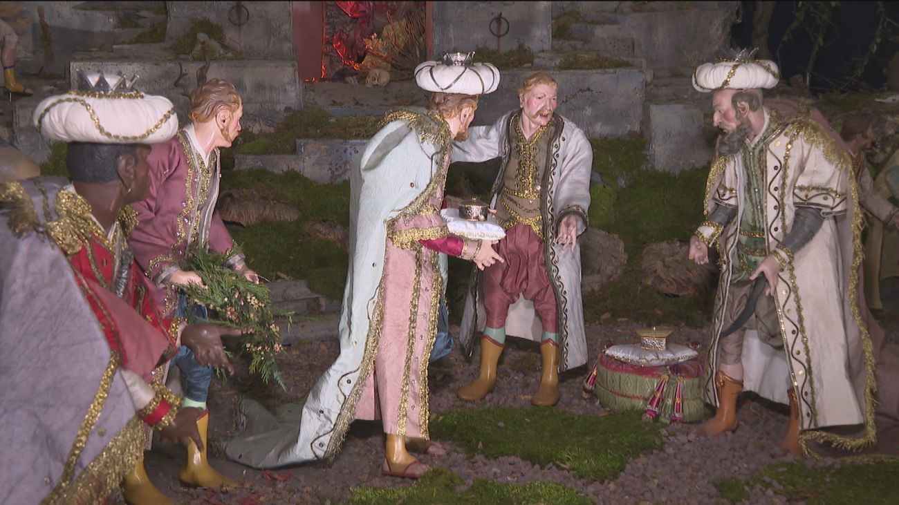 El Belén Napolitano del Palacio Real hace un guiño a los 500 años de la primera vuelta al mundo de Elcano