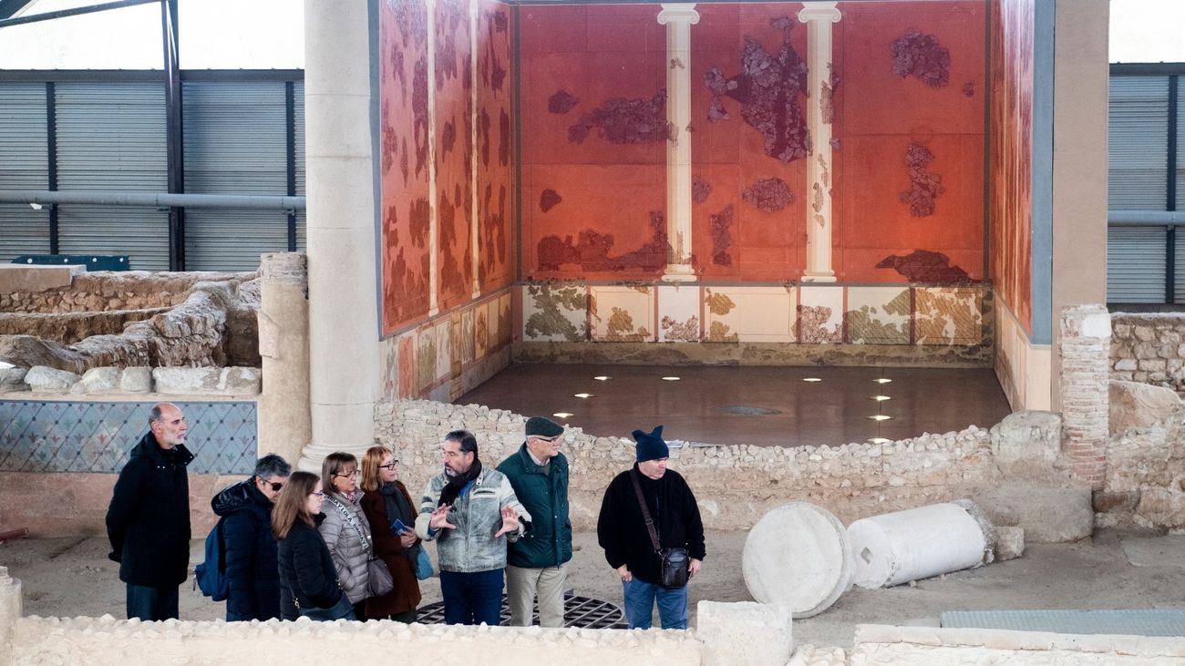 Visita técnica este lunes a la Casa de los Grifos en Complutum, Alcalá de Henares