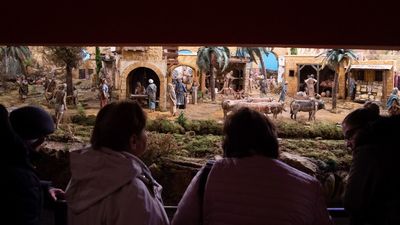 Todo un monumento de belén en la antigua fábrica Gal de Alcalá