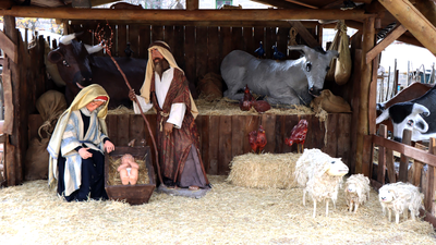 El Belén monumental de San Lorenzo de El Escorial, declarado Fiesta de Interés Turístico