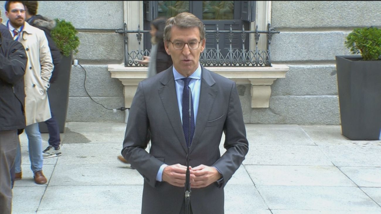 Feijóo alerta de que Sánchez se "somete" a ERC y Bildu,  y ofrece su mano a los votantes socialistas