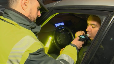 ‘Desfile’ de positivos en un control de alcoholemia de la Guardia Civil