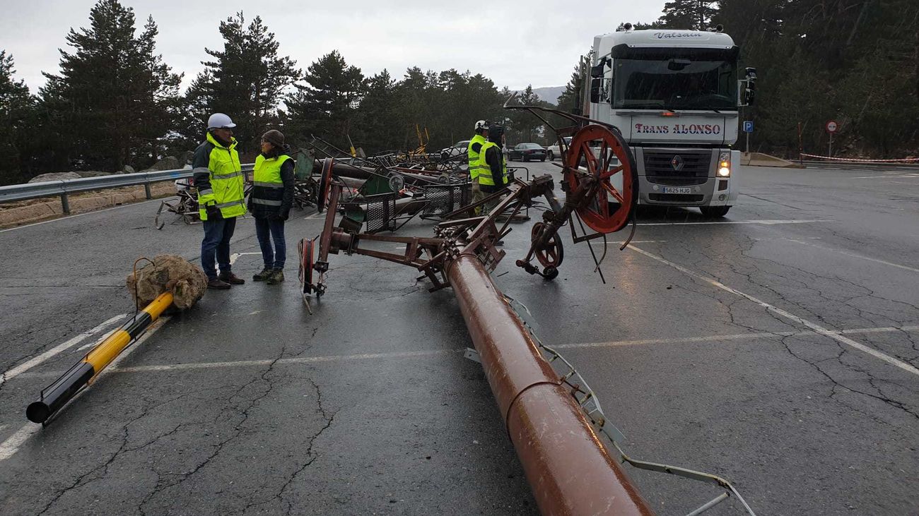 Retirada de remontes de Navacerrada