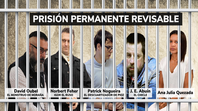 Estos son los condenados a prisión permanente revisable