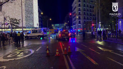 Un joven de 22 años  herido de gravedad tras ser atropellado en el distrito de Salamanca de Madrid