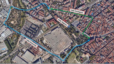 Cortes de tráfico en el elevado de la Avenida de Daganzo de Alcalá