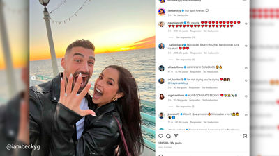 Becky G anuncia que se casa con el futbolista Sebastian Lletge