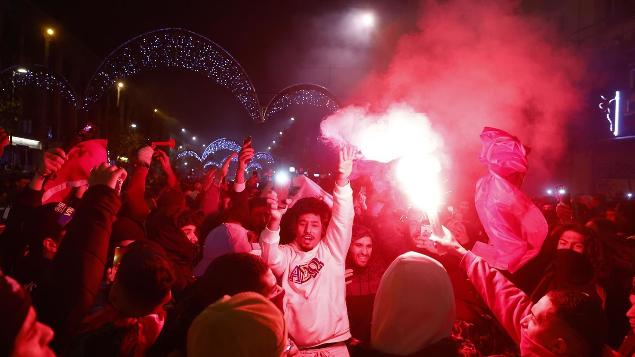 Novos tumultos em Bruxelas na festa após a vitória do Marrocos sobre Portugal na Copa do Mundo