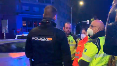 Un hombre herido  por arma blanca en el brazo en Puente de Vallecas