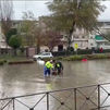 La lluvia hace estragos en Madrid: Inundaciones, atascos, balsas de agua, caída de cornisas...