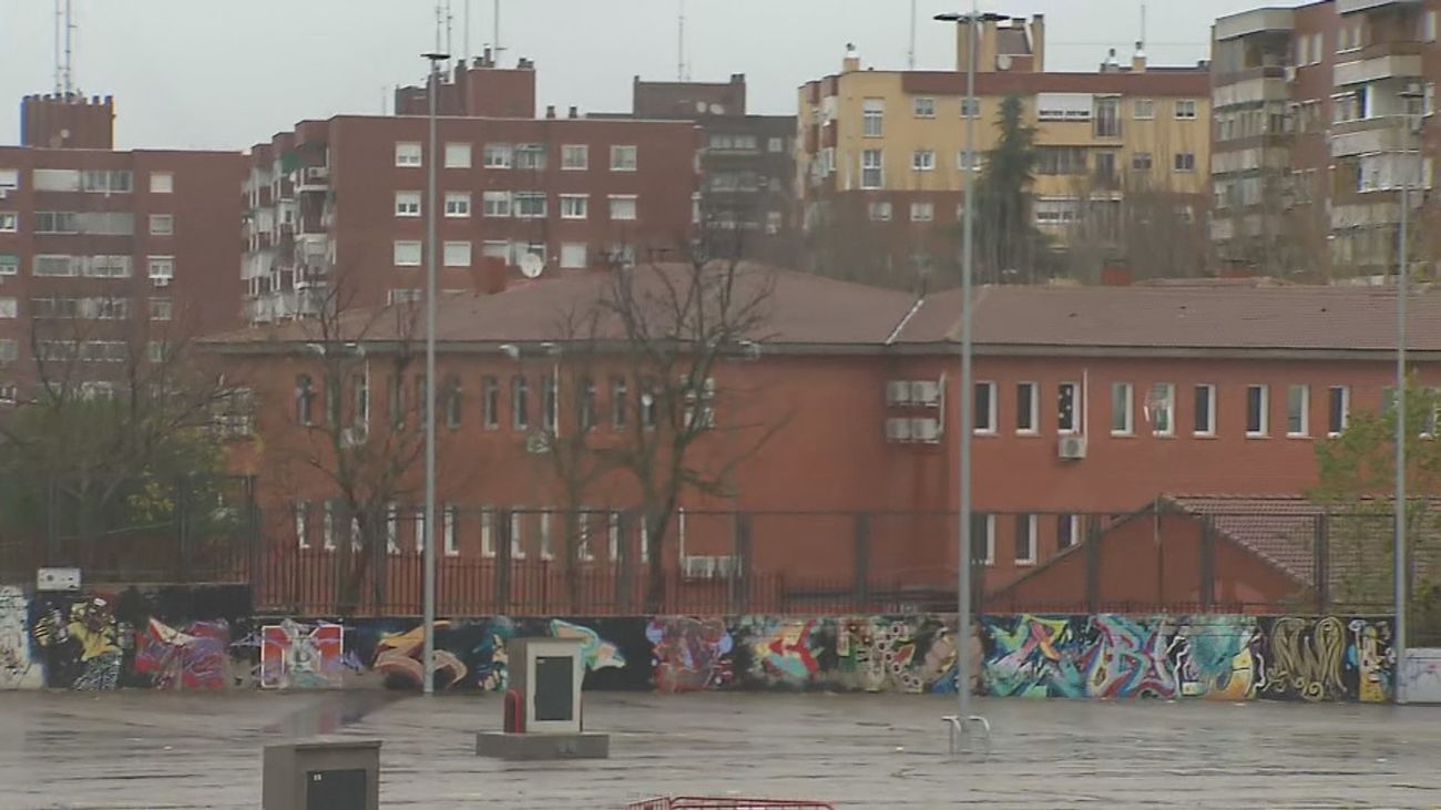 Problemas en un instituto de Móstoles por las inundaciones