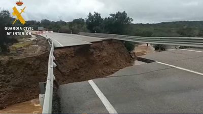 La borrasca Efraín deja inundaciones en Extremadura y otros puntos de España