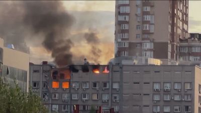 Kiev amanece con un nuevo ataque ruso con drones