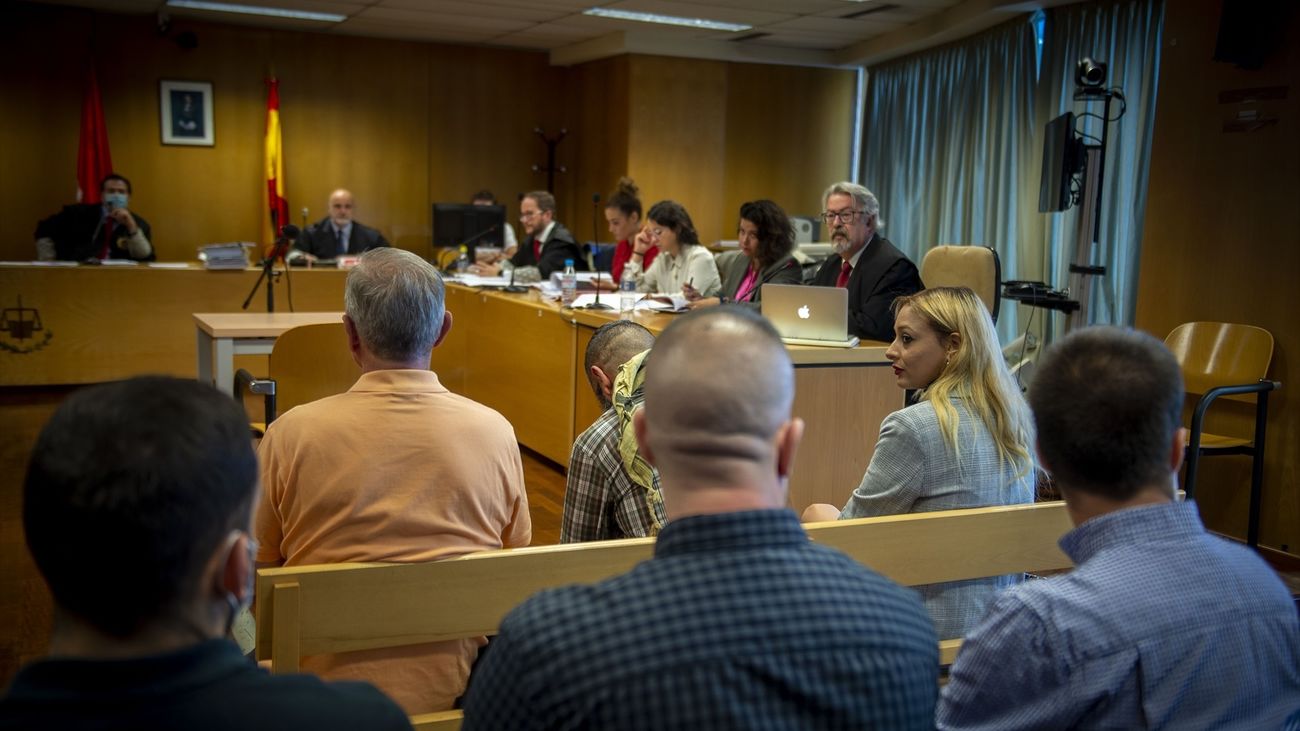 La líder de Hogar Social Madrid, Melisa Domínguez durante el juicio por el ataque a la mezquita de la M-30 en el 2016