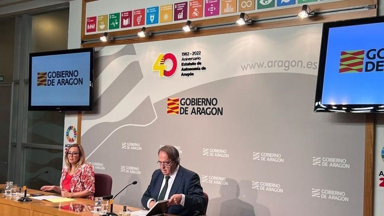 La consejera de Presidencia de Aragón, Mayte Pérez