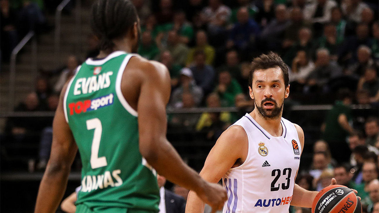 Sergio Llull ante el Zalgiris