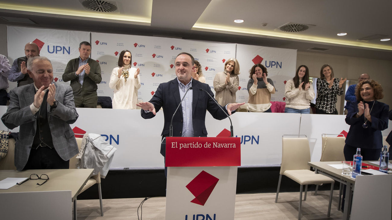 El presidente de UPN, Javier Esparza