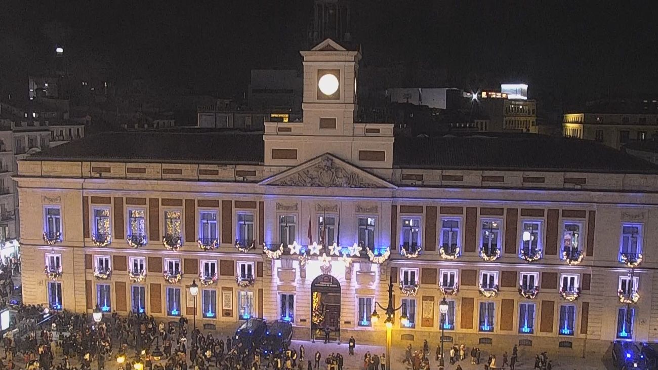La Puerta del Sol se viste con los colores de Argentina
