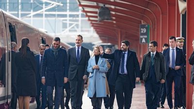 El rey Felipe VI inaugura el AVE Madrid-Murcia