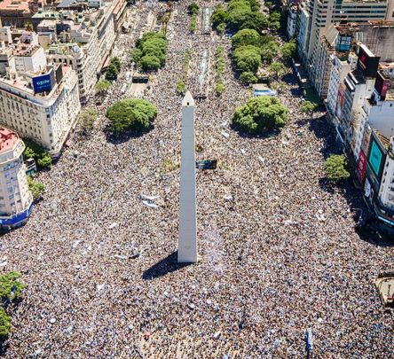 Obelisco de Buenos Aires / DIARIO CLARIN