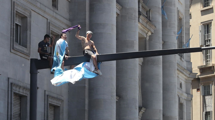 Aficionados argentinos / EFE