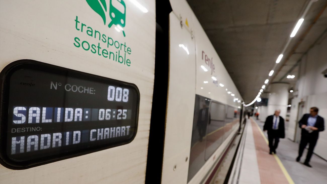 Primer viaje comercial del AVE Madrid-Murcia