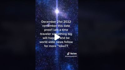 Un 'viajero temporal del año 3002' predice que algo 'grave' ocurrirá el 21 de diciembre