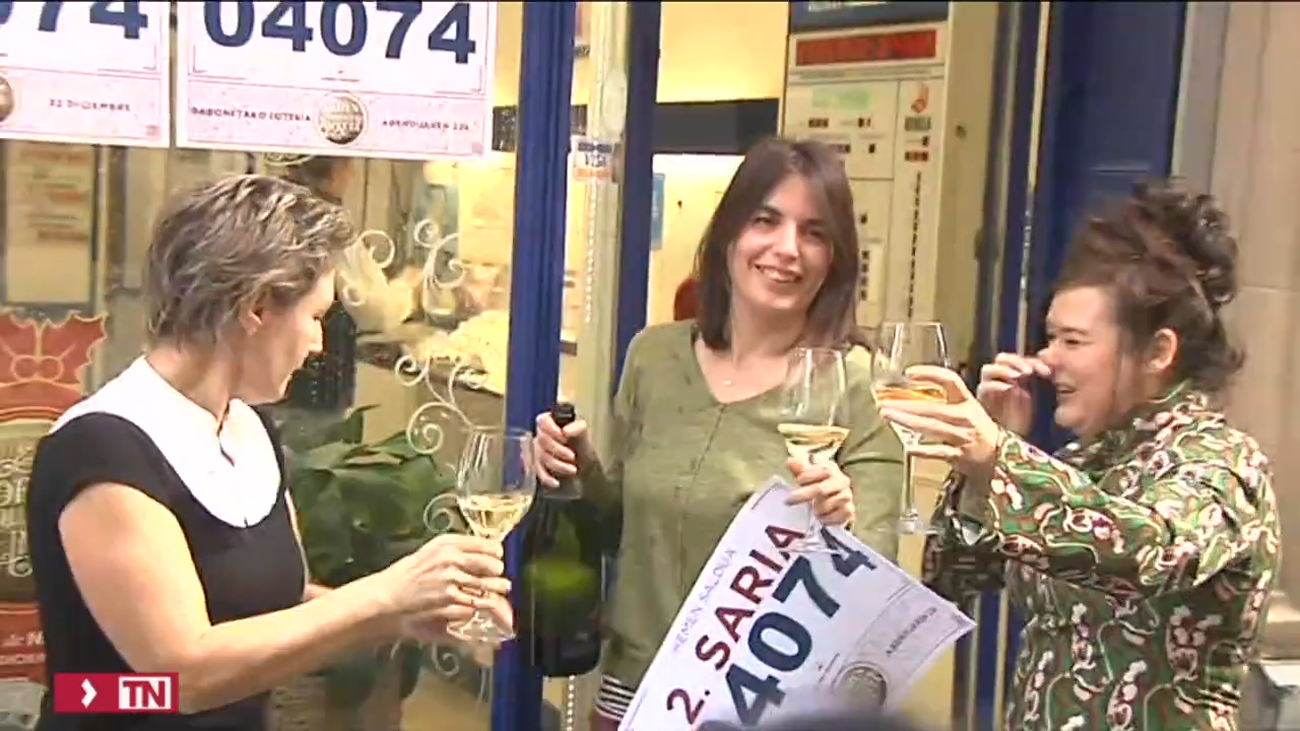 El 4.074, un número 'feo' difícil de vender que se llevó el segundo premio de la Lotería de Navidad