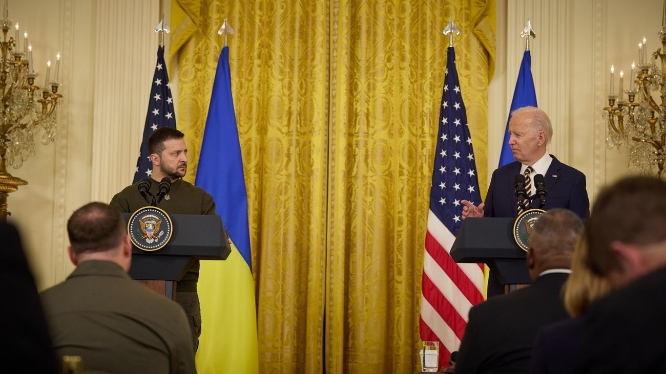 Zelenski pide al Congreso de EEUU más ayuda: "Vuestro dinero no es caridad"