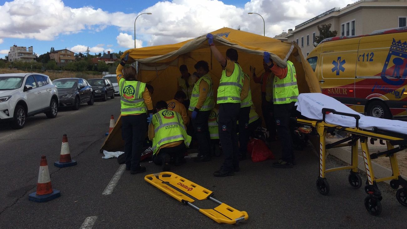 Herida grave una mujer tras ser atropellada en Aravaca