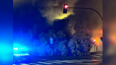 Una emisión importante de humos de origen desconocido afecta a la zona de La Gallega, en Tenerife