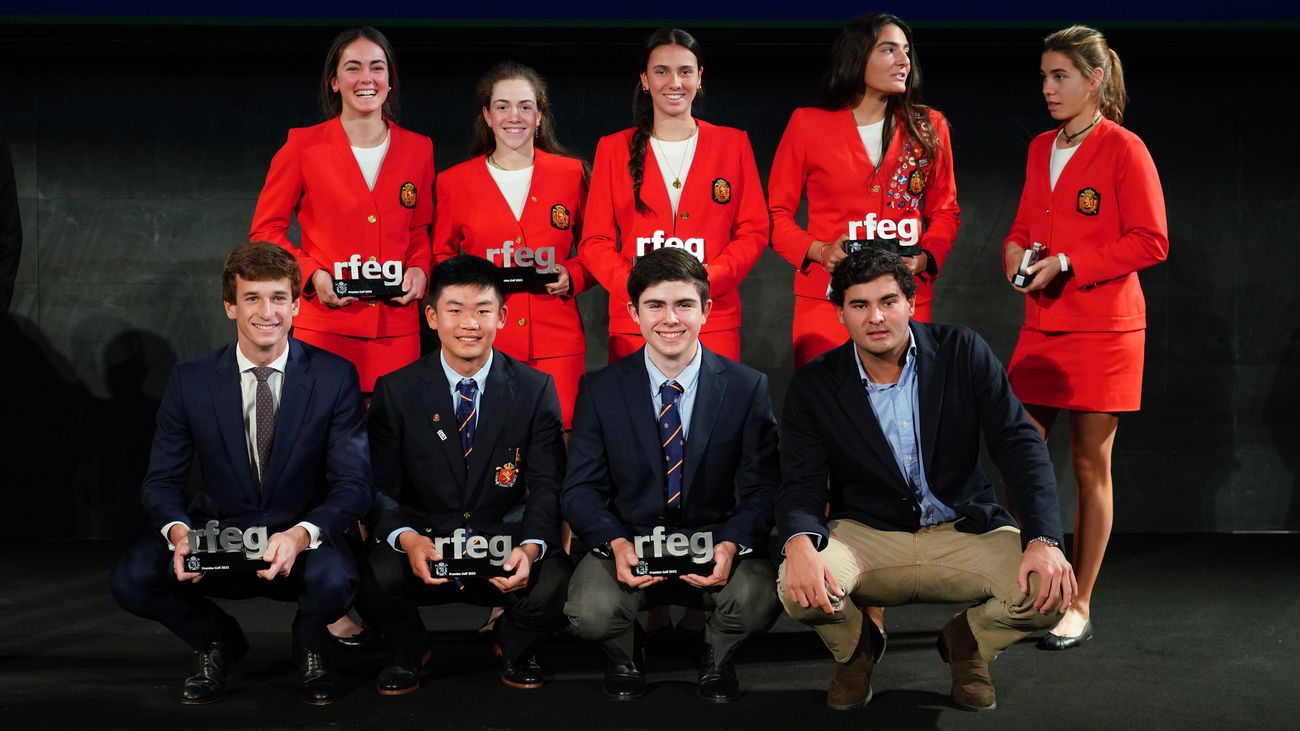 Lluvia de premios y galardones al golf madrileño en la Gala del Golf Español