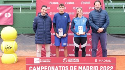 Olga Sáez y Rafael Jodar, campeones absolutos de tenis de Madrid