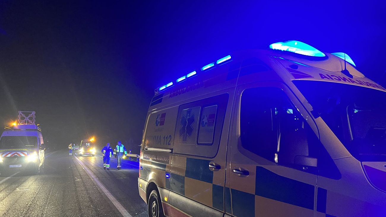 Heridas 4 personas, una de ellas en estado grave, tras un accidente múltiple en San Fernando de Henares