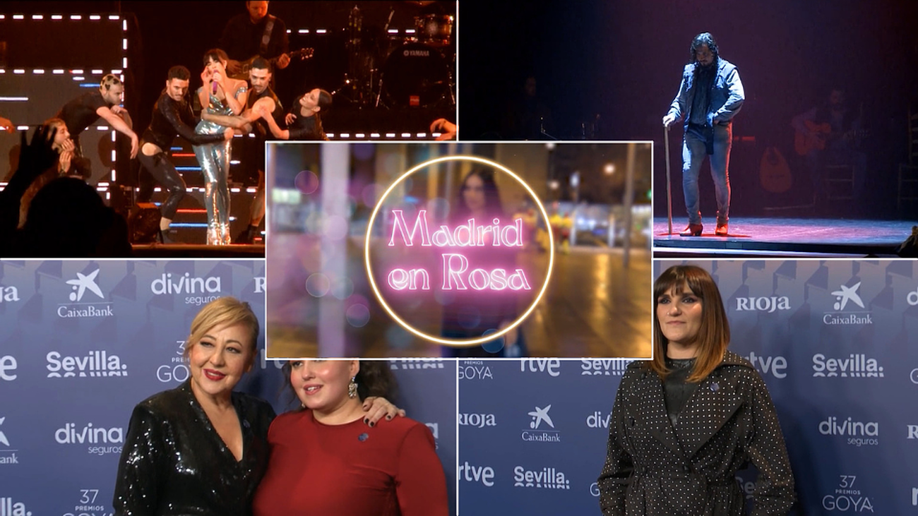 Madrid en rosa: concierto de Aitana, de los Farrucos y cena de los Goya 2023