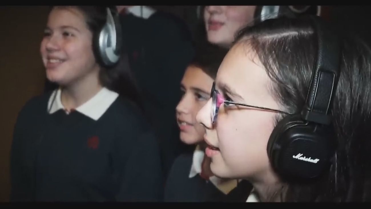 El fenómeno de los villancicos grabados por colegios