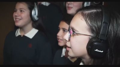 El fenómeno de los villancicos grabados por colegios