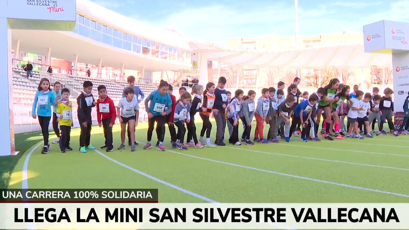 2.000 niños corren este lunes la San Silvestre Vallecana Mini en el estadio Vallehermoso