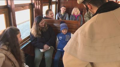 Niños con cáncer o en exclusión de Ucrania y España inauguran el Tren de la Esperanza