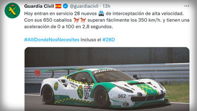 El nuevo modelo de vehículo de la Guardia Civil, para el Día de los Inocentes