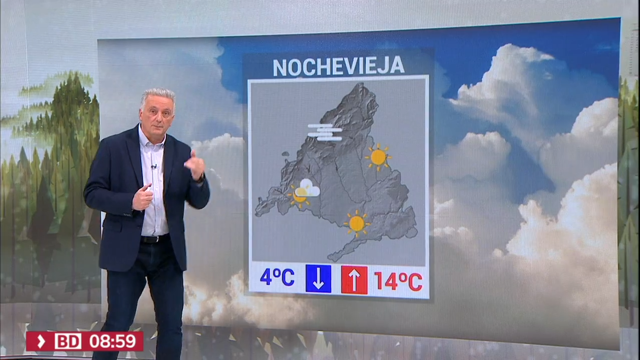 Así será el tiempo en Madrid en Nochevieja y Año Nuevo
