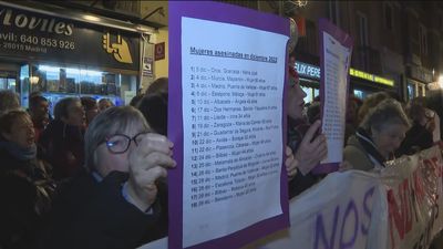 Concentración frente al Ministerio de Justicia por la oleada de crímenes machistas