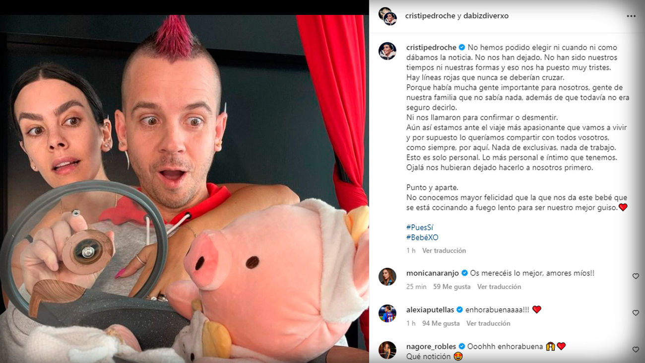 Cristina Pedroche confirma que está embarazada