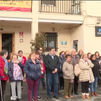 Minuto de silencio en el Ayuntamiento de Brea de Tajo por el asesinato de Shirley y Sergio