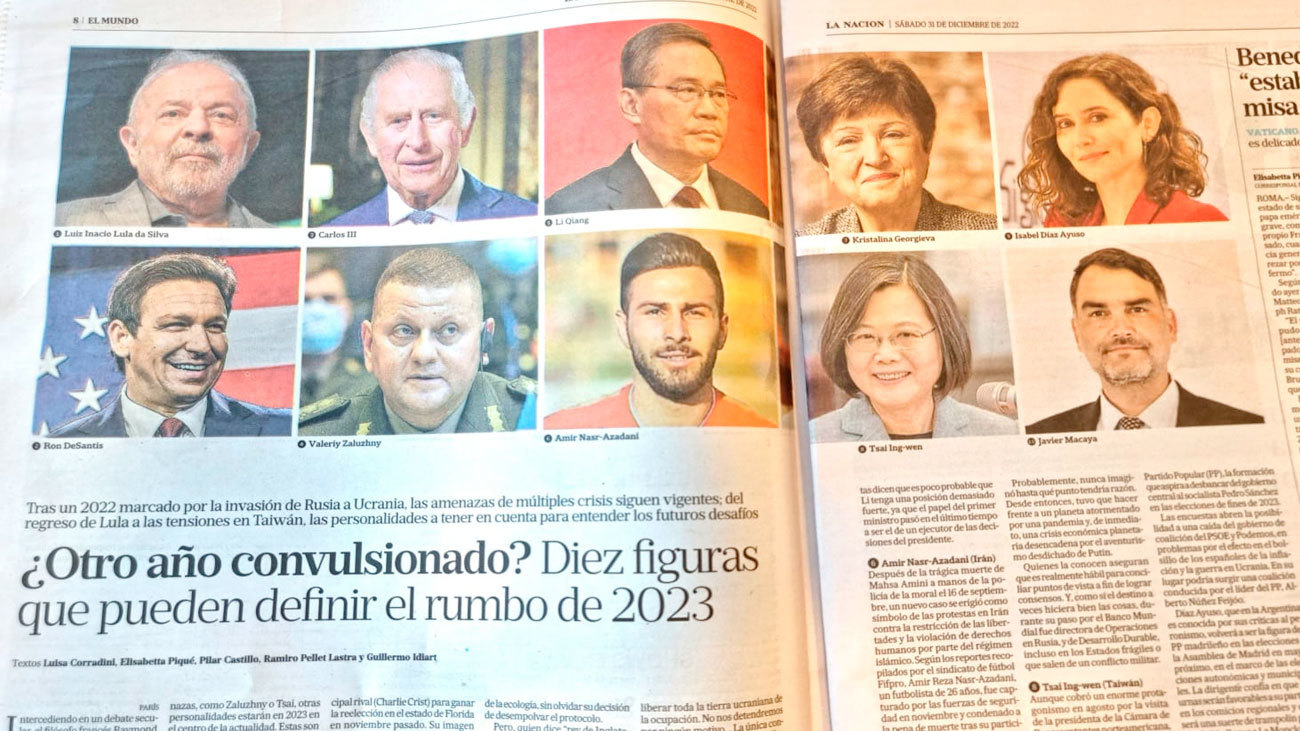 El periódico argentino La Nación incluye a Isabel Díaz Ayuso entre las 10 figuras decisivas ara el 2023
